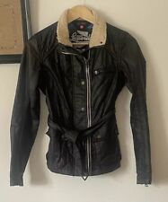 Ladies SUPERDRY Motorcycles Biker Jacket Size XS Size 8 for sale  Shipping to South Africa