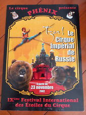 Programme circus circo d'occasion  La Tranche-sur-Mer