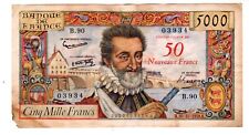 henri iv billet 50 nf d'occasion  France