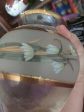 Bohemian glass vase for sale  COLCHESTER