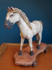 Antique wooden horse d'occasion  Expédié en Belgium