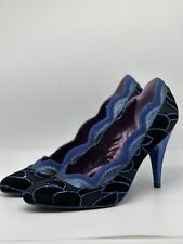 Used, Poetic License Bird Cage Blue Black Purple Pumps Heels Size US 8 for sale  Shipping to South Africa