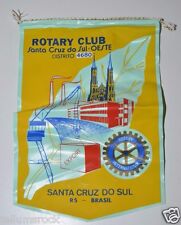 Bandeira Vintage Santa Cruz Do Sul Brasil Brasil Internacional Rotary Club  comprar usado  Enviando para Brazil