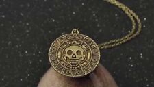 Colar pingente piratas do Caribe jack pardal ouro tesouro asteca comprar usado  Enviando para Brazil