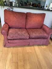 Velvet damask sofa for sale  LONDON