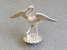 Vintage silver stork for sale  COLWYN BAY