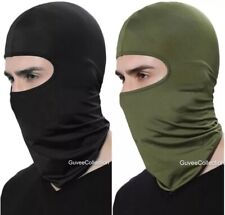 Máscara de balaclava masculina unissex fina sob capacete preta SAS verde exército Reino Unido, usado comprar usado  Enviando para Brazil