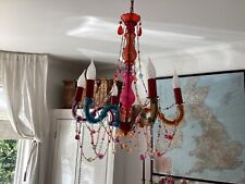 Multi coloured chandelier for sale  LEIGH-ON-SEA