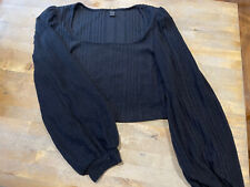 Shein black ribbed for sale  LONDON