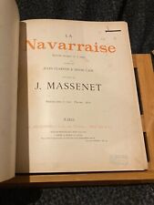 Jules massenet navarraise d'occasion  Rennes