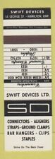 Matchbook cover swift for sale  USA