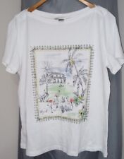 Christopher & Banks Flamingo Boat Neck,cotton,size-L,women. for sale  Shipping to South Africa