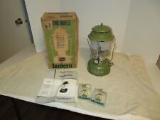 Lanterna vintage Sears Two Mantle com caixa e modelo manual 72325 verde abacate comprar usado  Enviando para Brazil