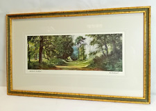 ERIC LITTLEWOOD 'Woodland Interlude' Watercolour Painting Framed Print - Signed for sale  Shipping to South Africa