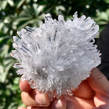 Lindo espécime natural de cristal de quartzo crisântemo branco 203G, usado comprar usado  Enviando para Brazil