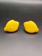 Bakelite yellow earrings for sale  ANDOVER
