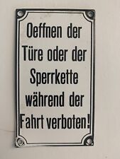 Altes emailschild straßenbahn gebraucht kaufen  Gehrden