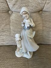 Lladro girl dove for sale  CHESTER