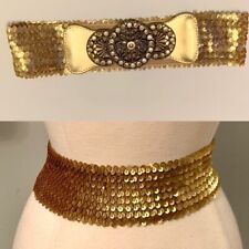 Gold sequin stretch for sale  Princeton