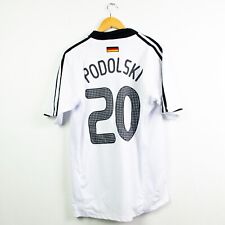 Camisa de fútbol en casa Alemania 2008/09 - grande (L) | vintage DFB 08 09 Podolski, usado segunda mano  Embacar hacia Argentina