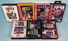 7 juegos de baloncesto de Sega Genesis con estuches - NBA Jam, PGA Tour, FIFA Soccer y más segunda mano  Embacar hacia Argentina