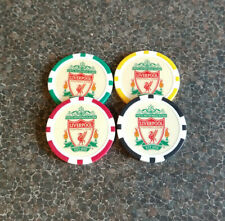 Marcadores de bola de golfe com fichas de pôquer Liverpool Football Club - 4 cores disponíveis comprar usado  Enviando para Brazil