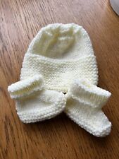 Baby hat booties for sale  GRIMSBY