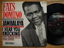 FATS DOMINO Jambalaya / I Hear You Knocking + 2 EP 45 7" 1962 Suécia Muito Bom+/Ex- comprar usado  Enviando para Brazil