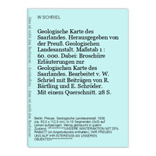 Geologische karte saarlandes gebraucht kaufen  Berlin