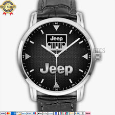 Relógio de pulso masculino analógico aço inoxidável logotipo grade frontal Jeep JE05 quartzo comprar usado  Enviando para Brazil