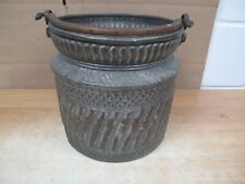 Antique Primitive Copper Cauldron Pot Bucket Handle., used for sale  Shipping to South Africa