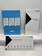 Manual y rápido de operaciones del sistema Nintendo DSi - Guía de inicio ORIGINAL 2009 segunda mano  Embacar hacia Argentina