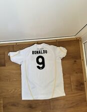 Camiseta de fútbol Real Madrid 2009/2010 Adidas Ronaldo #9 juvenil M 152 segunda mano  Embacar hacia Argentina