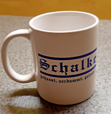 Schalke kaffeetasse kaffeebech gebraucht kaufen  Viernheim