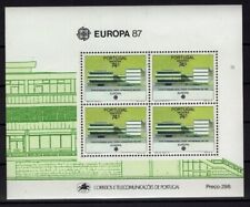 Portugal Madeira Europa Cept 1987 Folha de lembrança nunca usado, sem marca de charneira, usado comprar usado  Enviando para Brazil