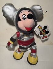 Disney Mouseketoys 8" Mickey Spaceman Beanbag Peluche Con Etiquetas Usado segunda mano  Embacar hacia Argentina
