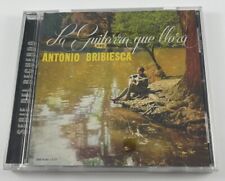 Antonio Bribiesca - Guitarra Que Llora CD Guitarra Clásica Española segunda mano  Embacar hacia Argentina