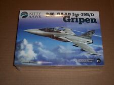 1/48  Kitty Hawk  SAAB Jas-39B/D  "Gripen"  Swedish Jet Fighter   sealed for sale  Shipping to South Africa