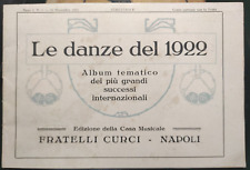 Danze del 1922 usato  Italia