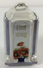 Vintage Mepoco Ware Germany Luster Iridescent Nutmeg Spice Jar Canister Holder for sale  Shipping to South Africa