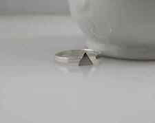 925 Sterling Silver Triangle Ring- Geometric Tiny Silver Triangle Stacking Ring, used for sale  Shipping to South Africa