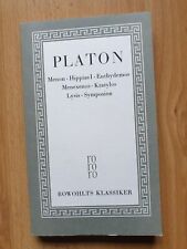Platon menon hippias gebraucht kaufen  Xanten