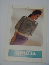 Knitting pattern paccia for sale  CHICHESTER