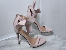 Faux Suede Baby Pink 4.5” Stiletto Heels Ideal Shoes UK 4 EU 37 for sale  Shipping to South Africa