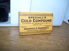 Old hemphill pharmacy for sale  Stanford