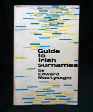 Guide irish surnames for sale  MAGHERAFELT