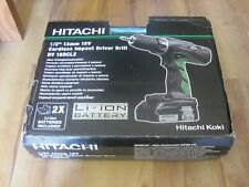 HITACHI KOKI DV18DCL2 CORDLESS 18V LOW & HIGH SPEED HAMMER DRILL WITH CASE for sale  Shipping to South Africa