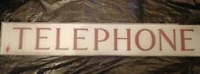 Perspex telephone sign for sale  LEICESTER