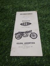 Usado, Gilera 150 Super Sport manual de usuario de motocicleta - 1958 - original segunda mano  Argentina 