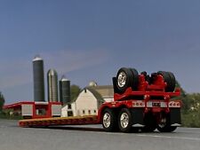 1/64 DCP RED FONTAINE RENEGADE TRI AXLE STRETCH LOWBOY TRAILER for sale  Shipping to Ireland